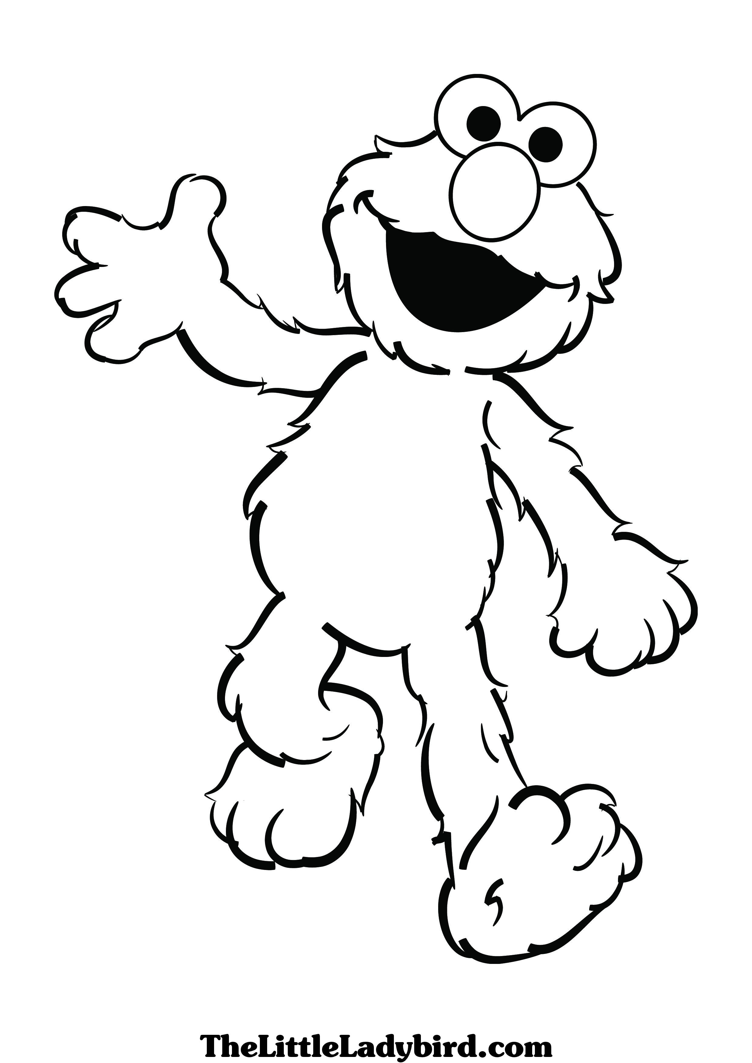 2480x3508 Elmo Coloring Pages
