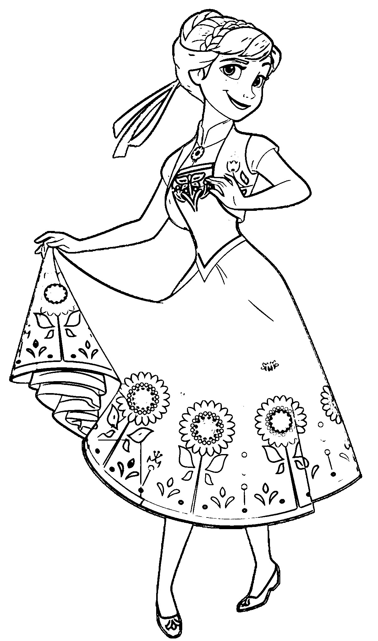 1203x2040 Frozen Anna Coloring Pages Inspirational Anna Coloring Pages