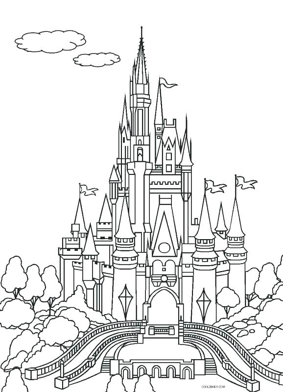 578x800 Castle Coloring Pages Frozen Castle Coloring Pages Free Printable