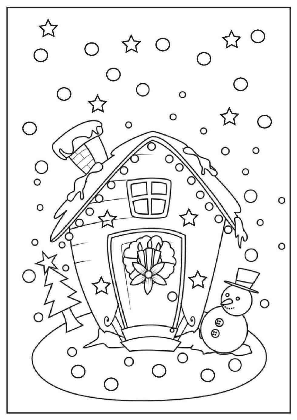 Elsa Christmas Coloring Pages