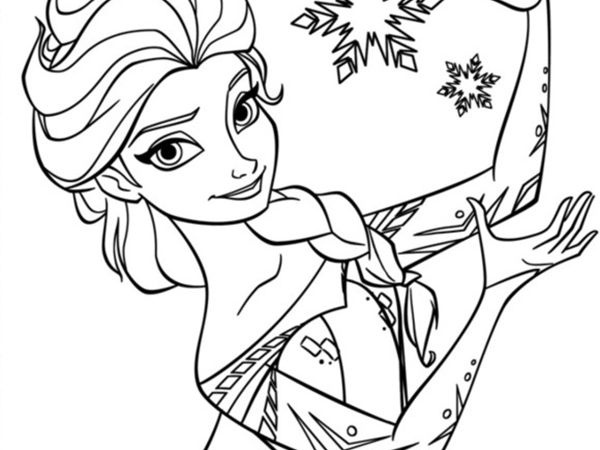 600x450 Elsa Coloring Pages To Print 2230135