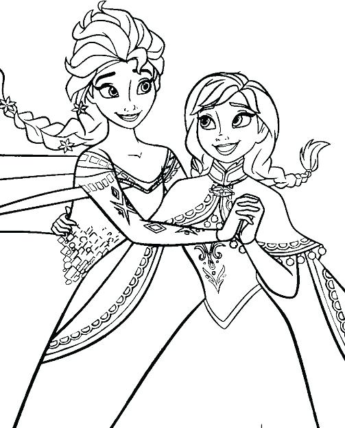 503x625 Elsa Colouring Pages To Print Frozen Printable Coloring Pages Also