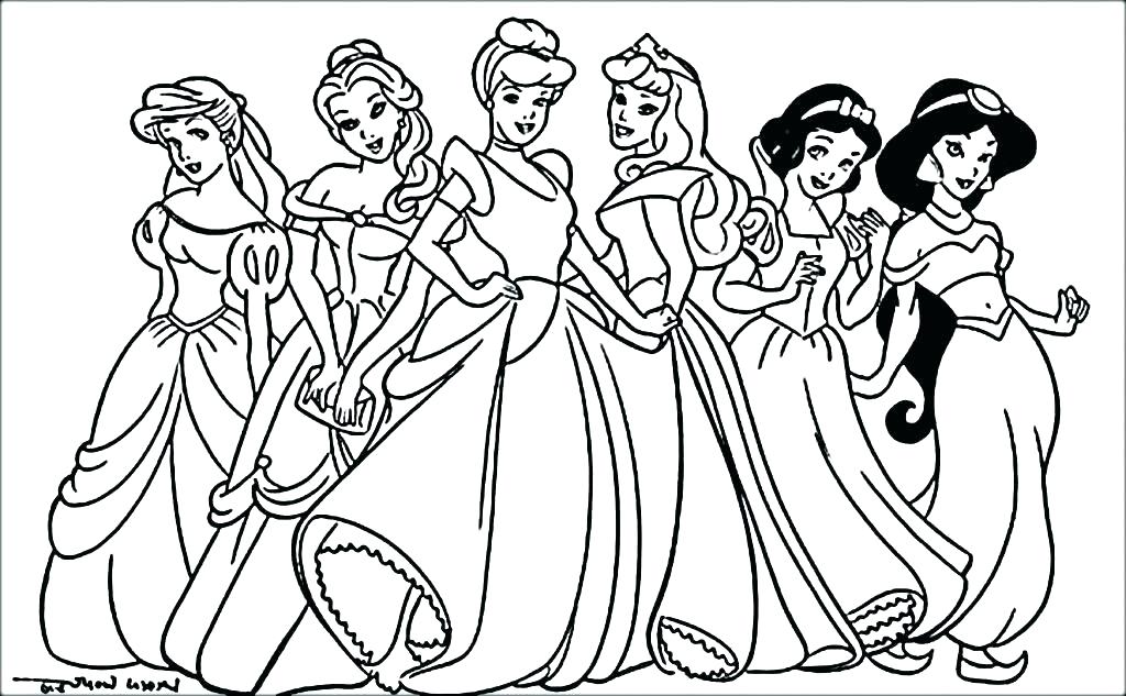 1024x633 Princess Coloring Pages Frozen Princes Coloring Pages Princess