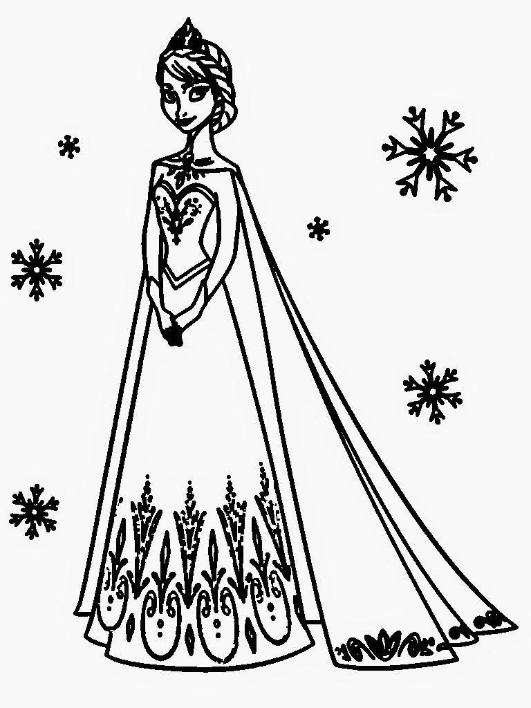 768x1024 Printable Anna And Elsa Coloring Pages 05 Coloring Pages