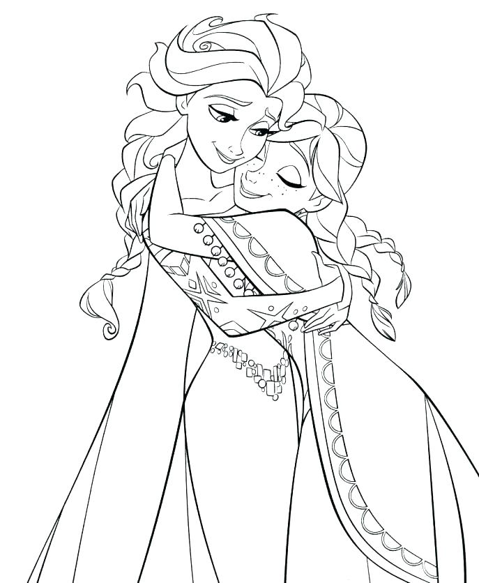 687x836 Frozen Easter Coloring Pages Free Printable Frozen Coloring Pages