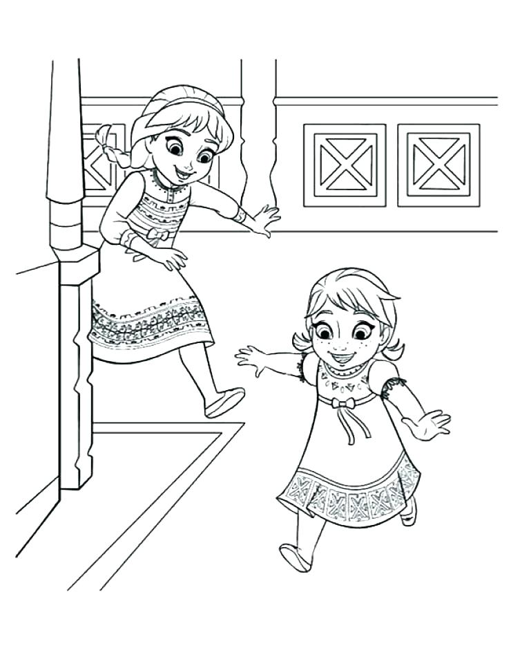 740x960 Best Of Elsa And Anna Coloring Pages For And Coloring Frozen