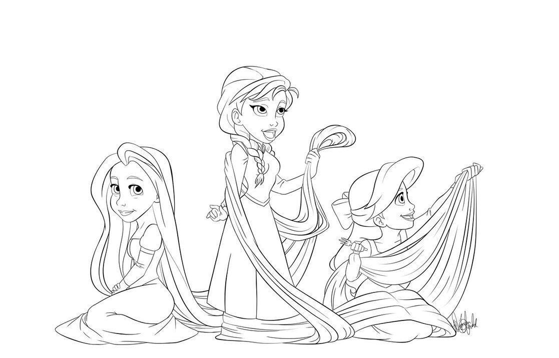 1117x715 Anna And Elsa Mermaid Coloring Pages Coloring Sheets