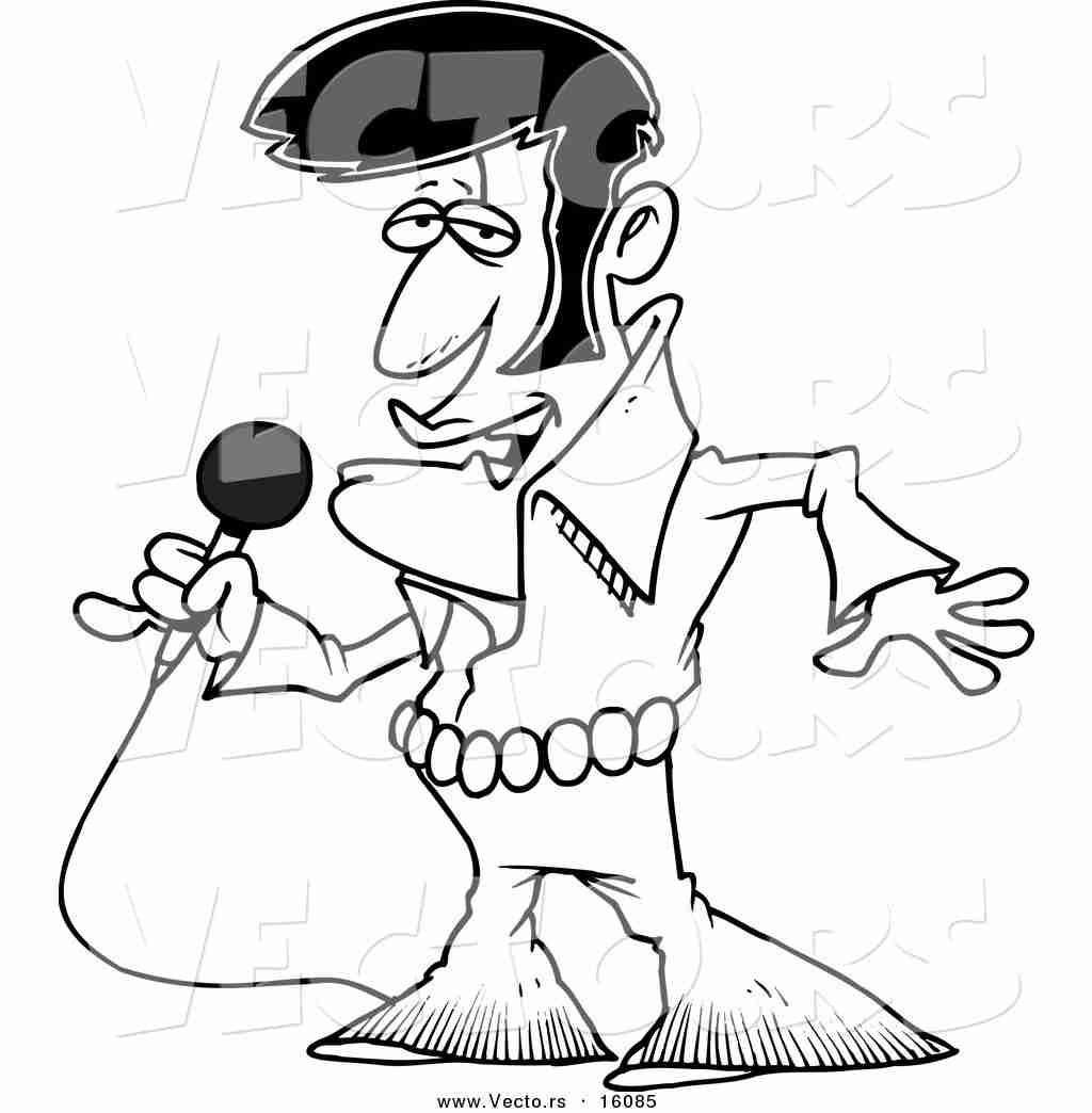 1024x1044 Elvis Presley Coloring Pages Olegratiy