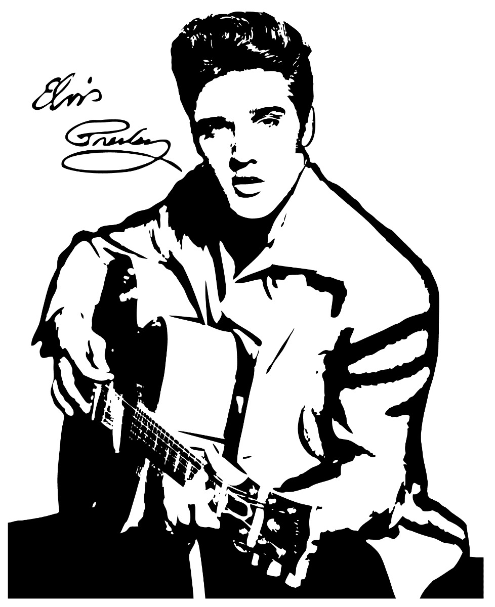 978x1200 Elvis Presley Clipart Elvis Presley Coloring Pages