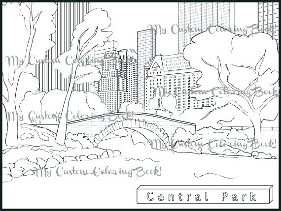 570x429 Emerald City Coloring Page City Coloring Page Fantasy City