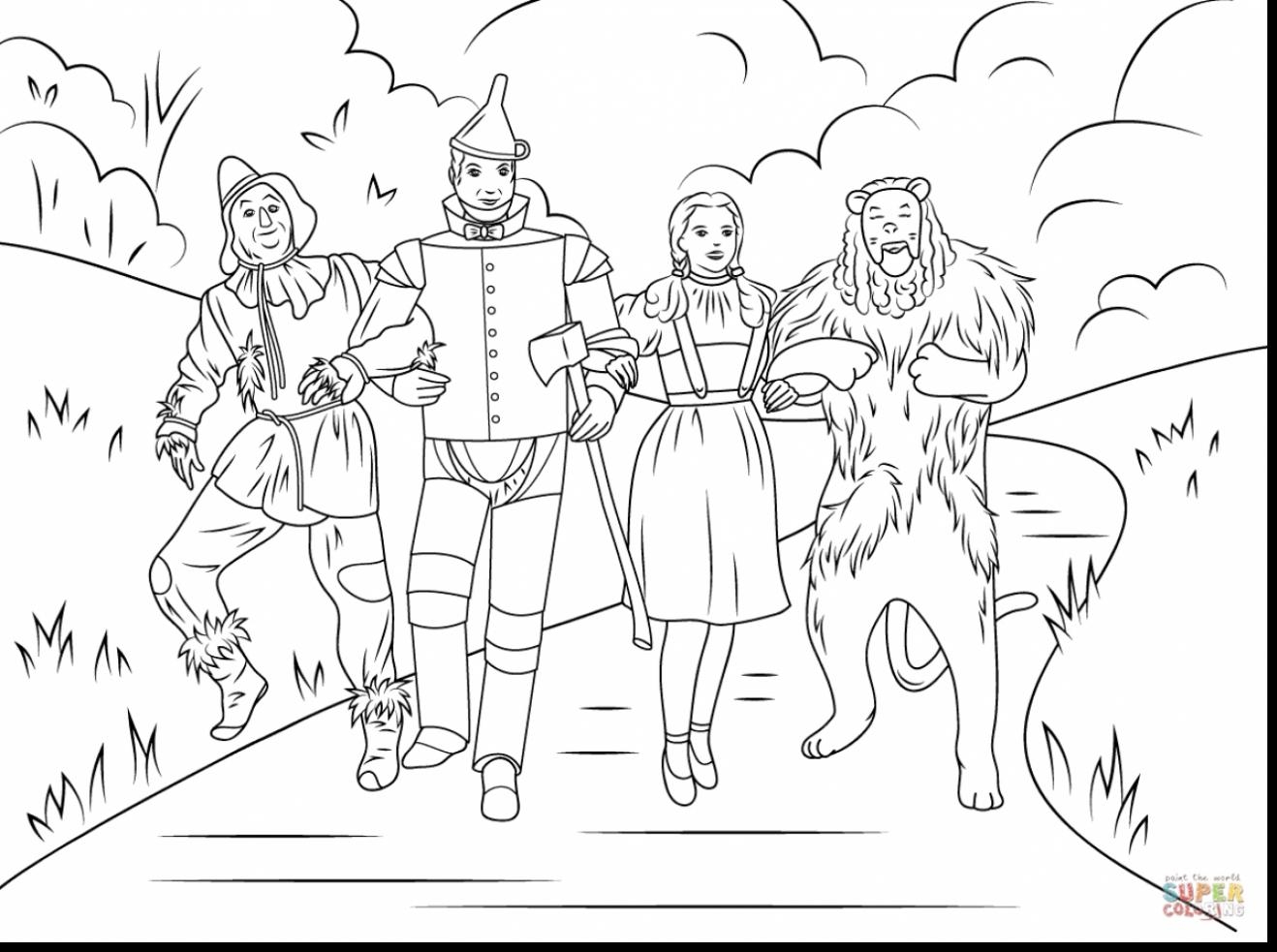 1318x983 Happy The Wizard Of Oz Coloring Pages Awesome Emerald City Design
