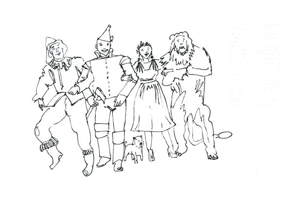 600x425 Wizard Of Oz Coloring Page Wizard Of Oz Coloring Pages You Know