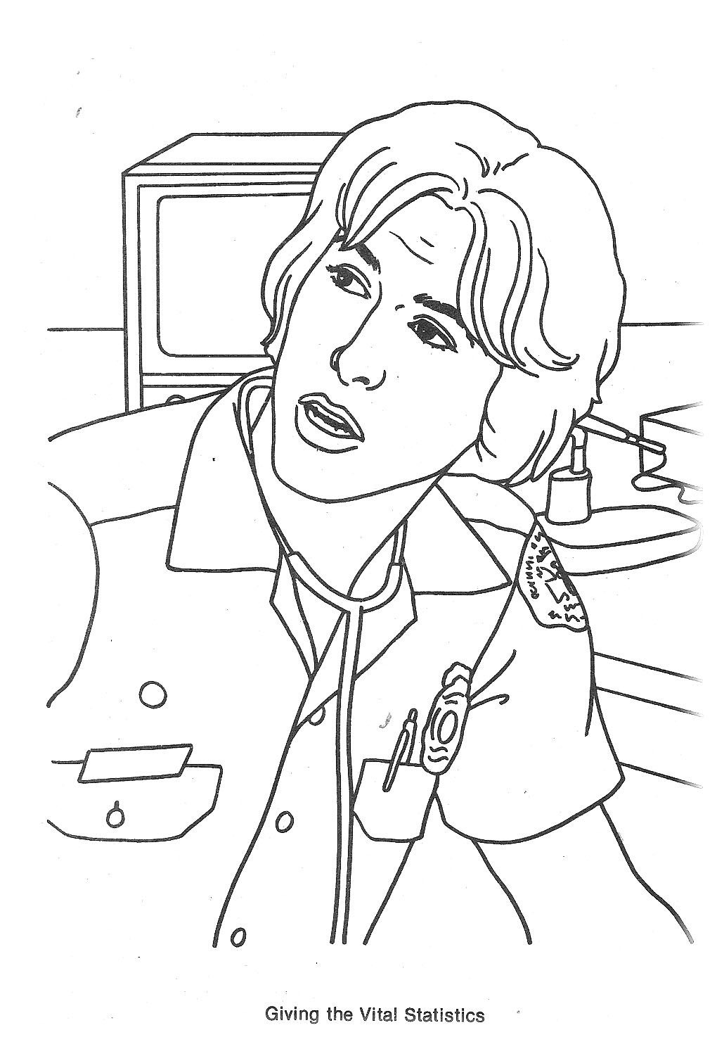 1020x1501 Emergency Tv Show Coloring Pages Emergency! Tv Show