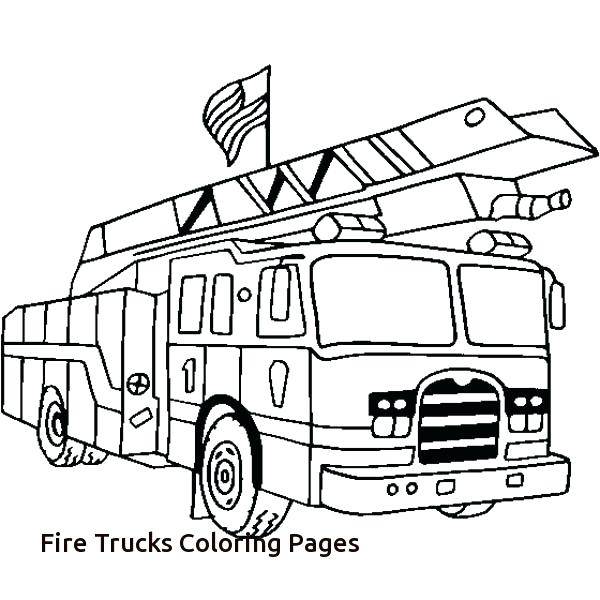 600x600 Emergency Vehicle Coloring Pages Fire Truck Coloring Pages