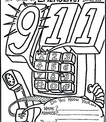 370x425 Emergency Coloring Pages