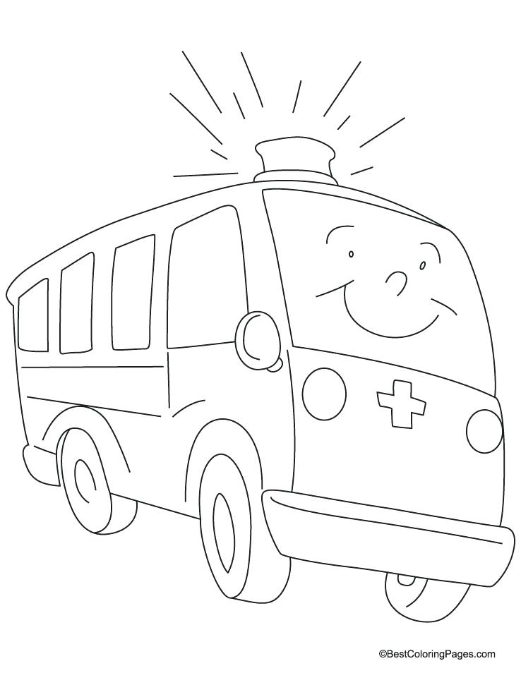 738x954 Ambulance Coloring Pages Emergency Vehicle Coloring Pages Vehicle