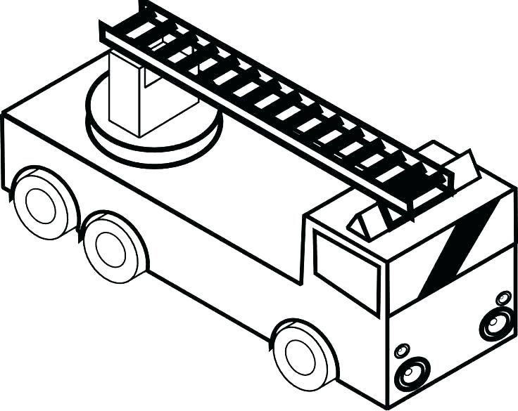 736x585 Emergency Vehicle Colouring Sheets