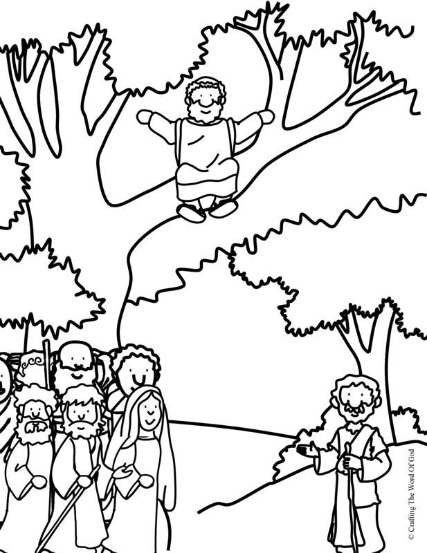 617x800 Cute Zacchaeus Coloring Pages Coloring To Humorous Zacchaeus Come