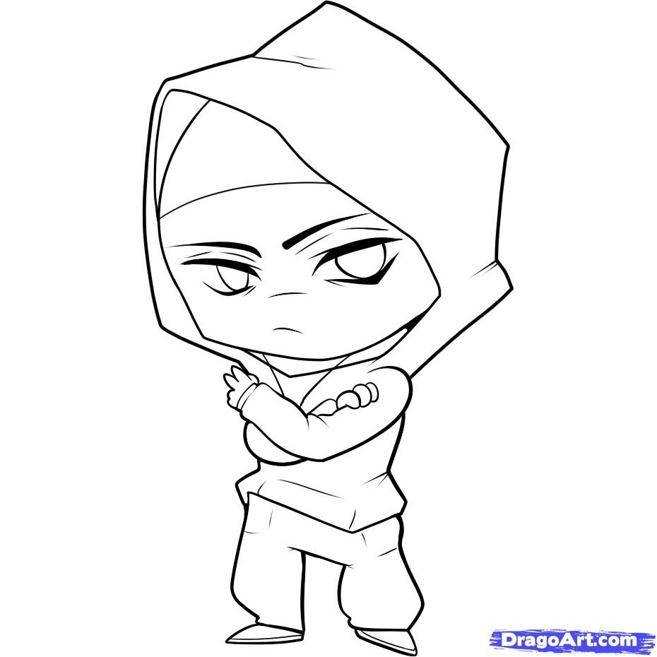 930x930 How To Draw Chibi Eminem Regarding How To Draw Chibi Boy