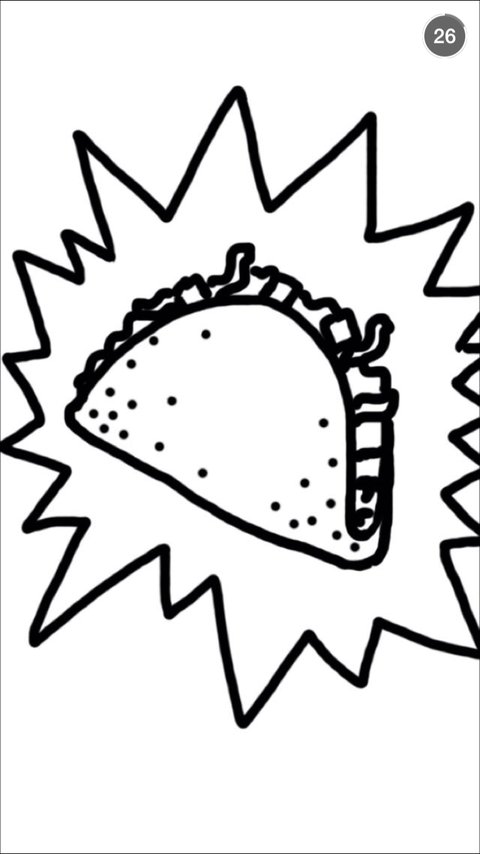 480x854 Snapchat Logo Coloring Page