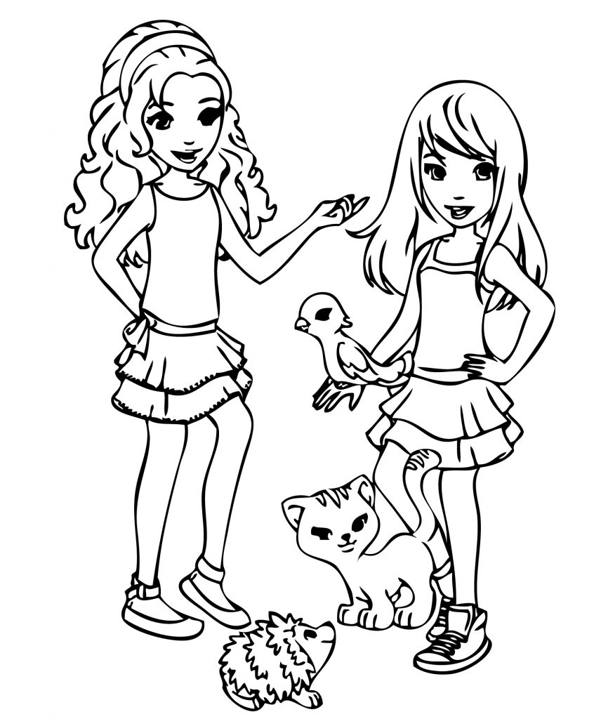 856x1024 Beautiful Lego Friends Coloring Page Animal Pages Colouring