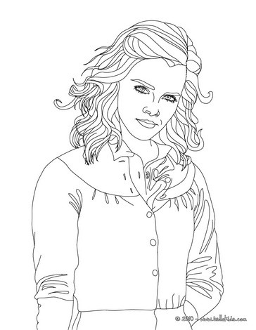 364x470 Emma Watson Coloring Pages