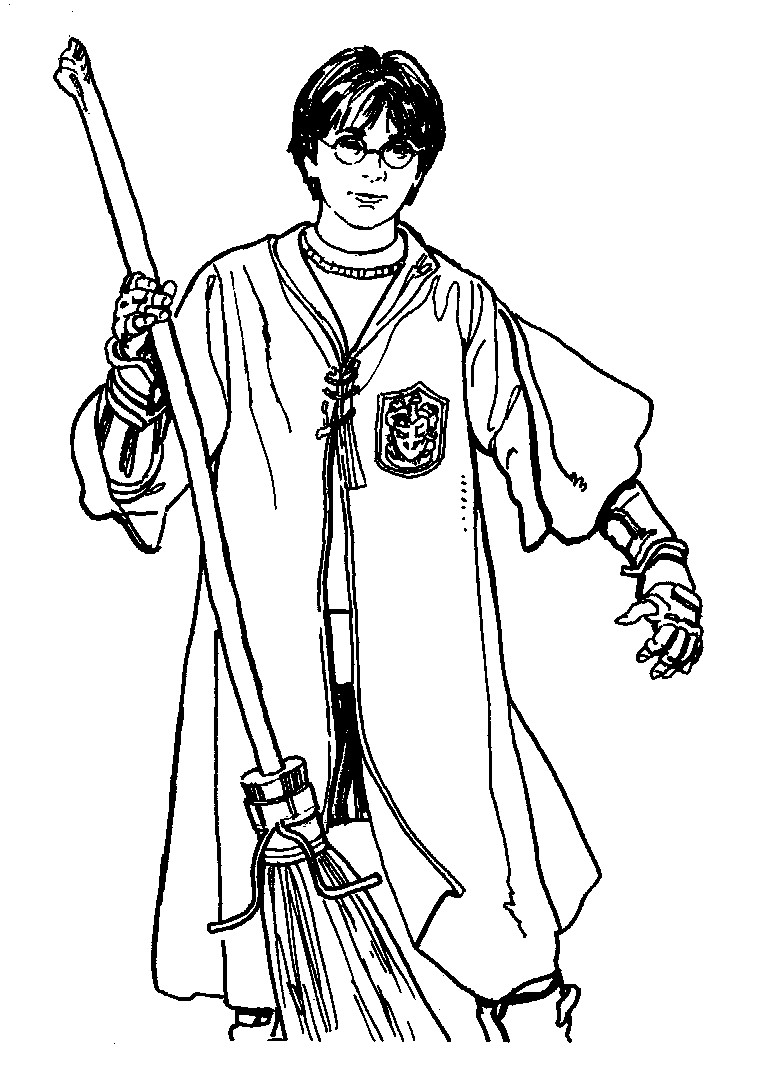 768x1067 Challenge Easy Harry Potter Coloring Pages