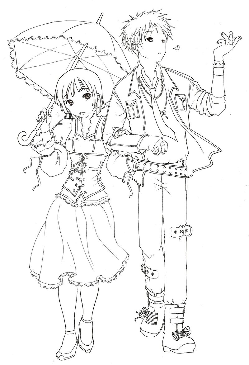 800x1172 Chibi Emo Coloring Pages To Download And Print For Kids Anime