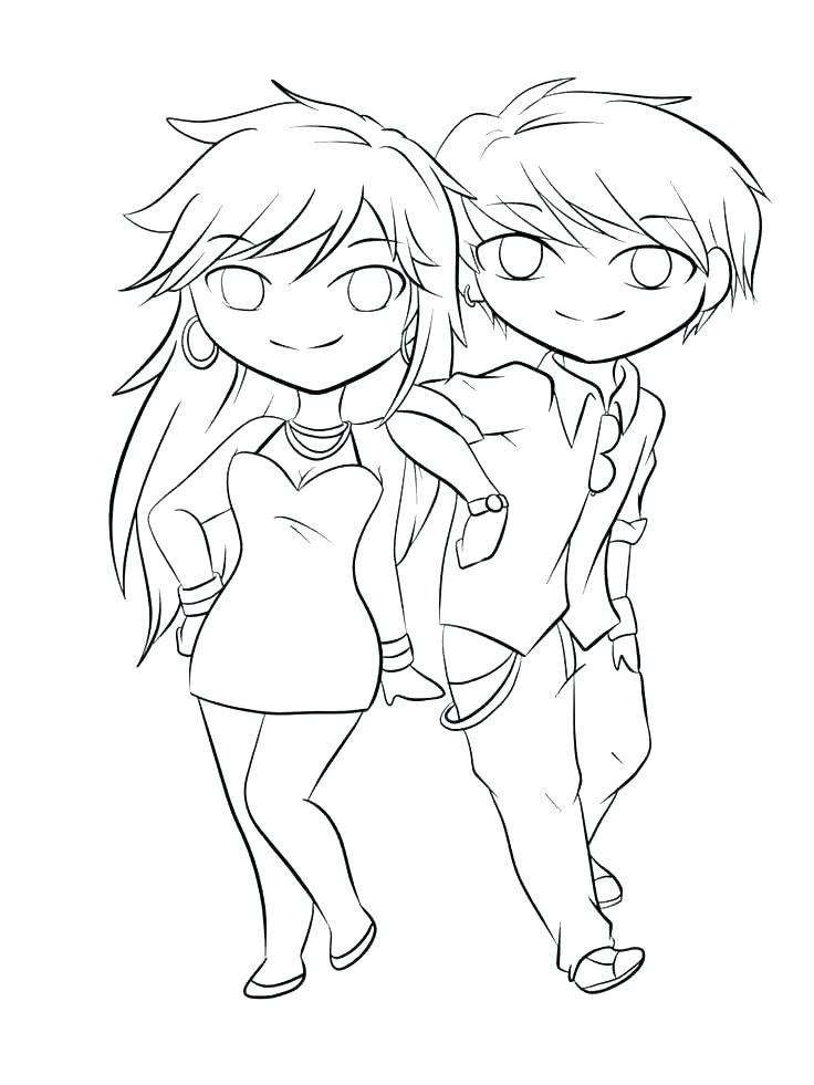 736x981 Emo Coloring Pages