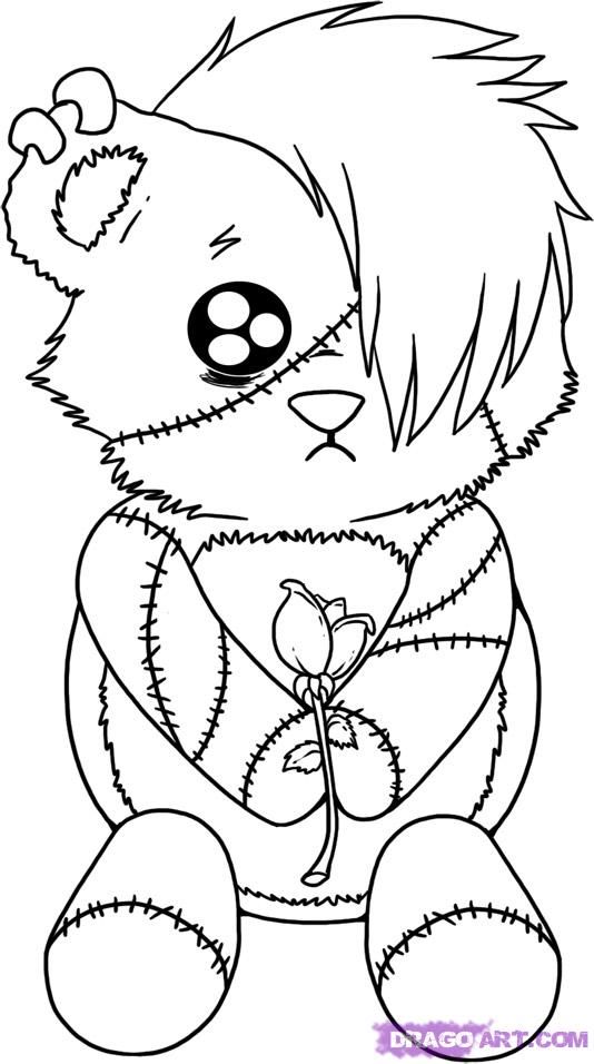 534x956 Gothic Fairy Coloring Pages Emo Coloring Pages Places To Visit
