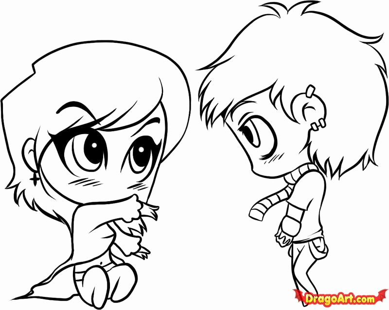 800x638 Emo Love Coloring Pages Dragoart Chibi Coloring Pages Ohmygirl.us