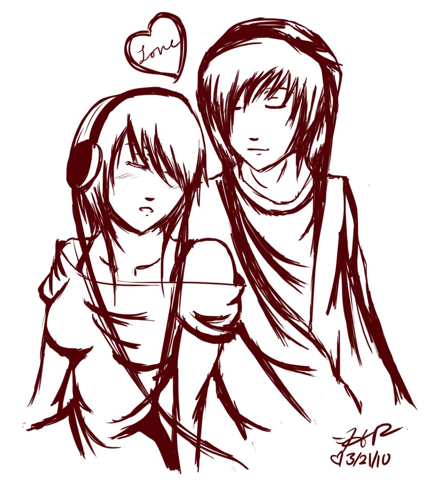 835x957 Emo Love Coupl On Emo Disney Coloring Pages Many Interesting