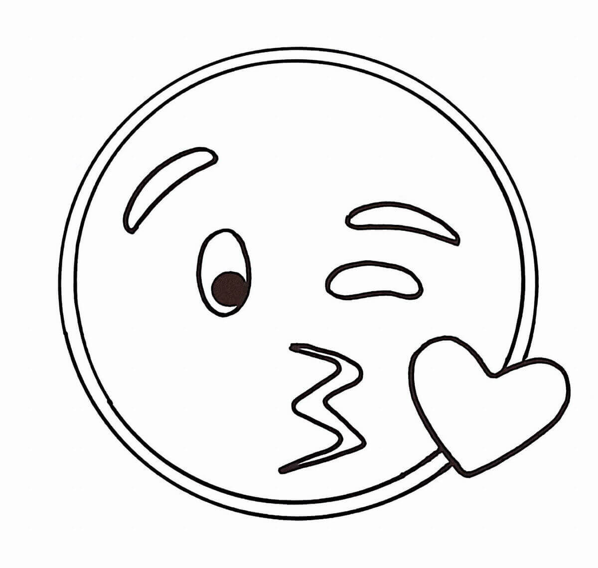 1200x1139 Free Printable Emoji Coloring Pages