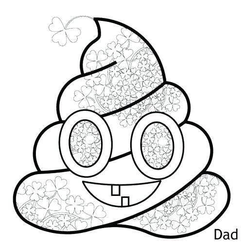 500x508 Coloring Pages Emojis Printable Emoji Colouring Pages Poop
