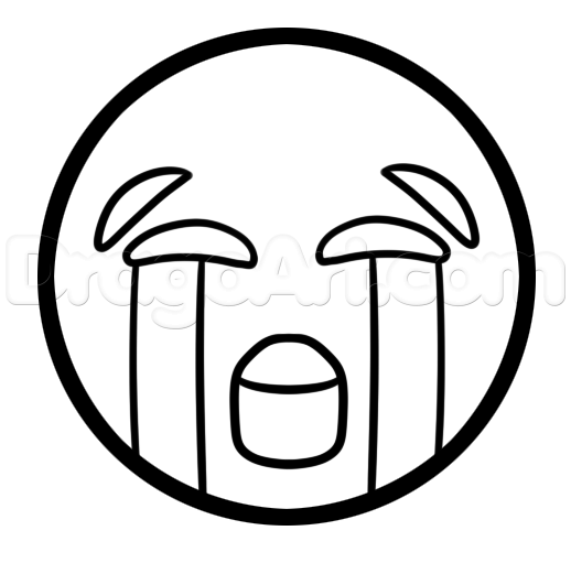 518x511 How To Draw Crying Emoji Drawings Emoji, Emojis