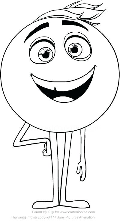 400x741 The Emoji Movie Coloring Pages Deepart