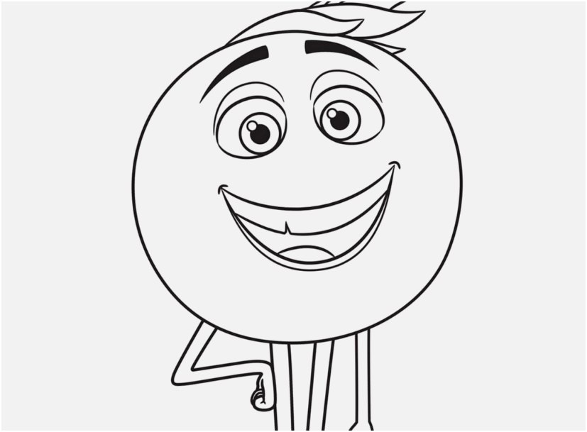 827x609 Emoji Coloring Pages Capture The Emoji Movie Gene Coloring Pages
