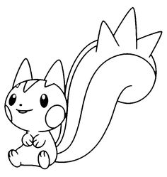 236x249 Emolga Coloring Pages Pokemon Pokemon