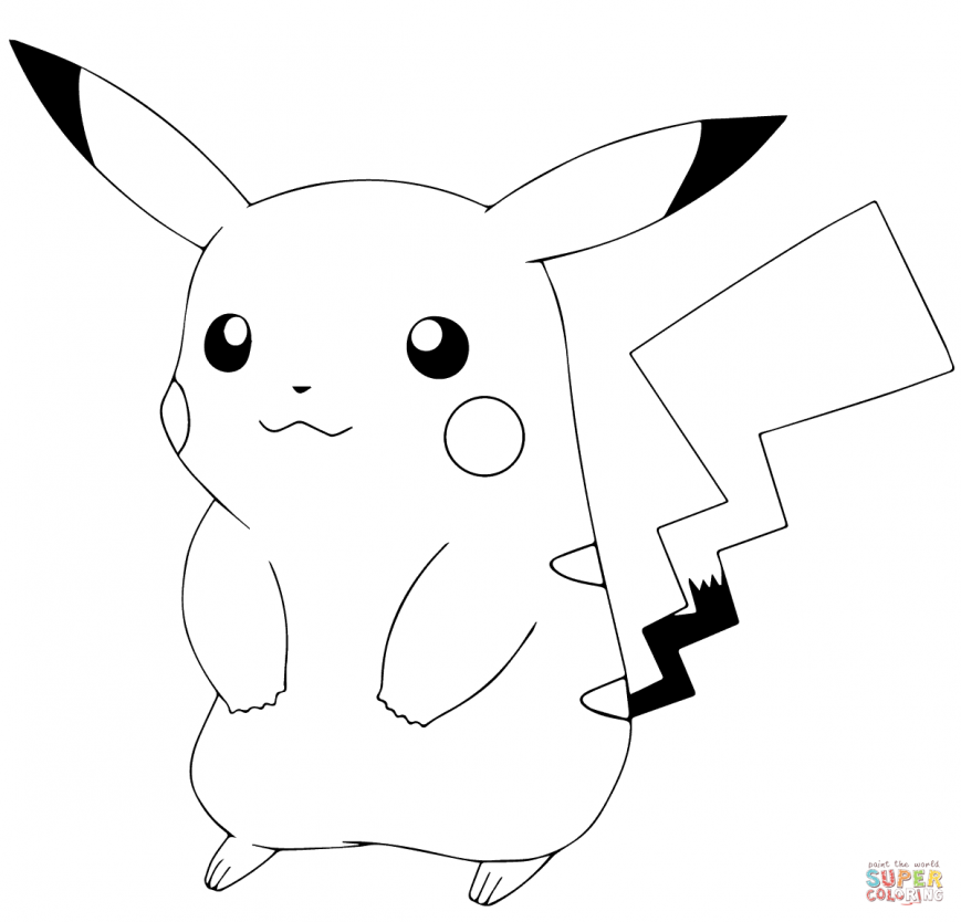 869x834 Free Printable Pokemon Coloring Pages Photos Ideas Black White