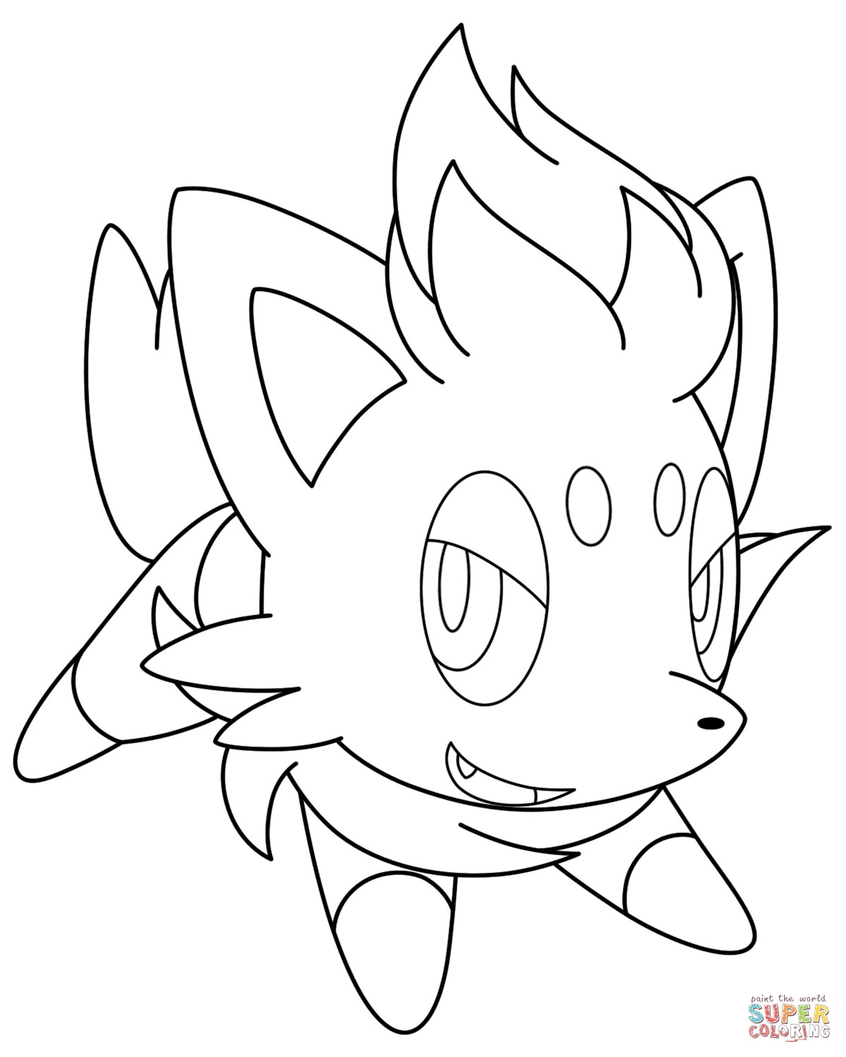 1200x1500 Pokemon Coloring Pages Krookodile Best Of Zorua Pokemon Coloring