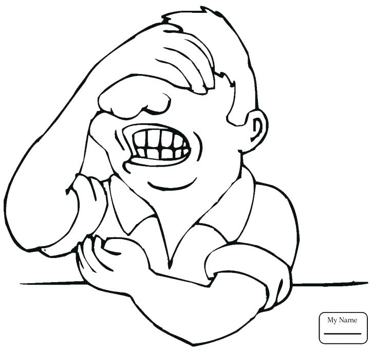 728x681 Coloring Pages Emotions Emotions Coloring Emotions Coloring Page
