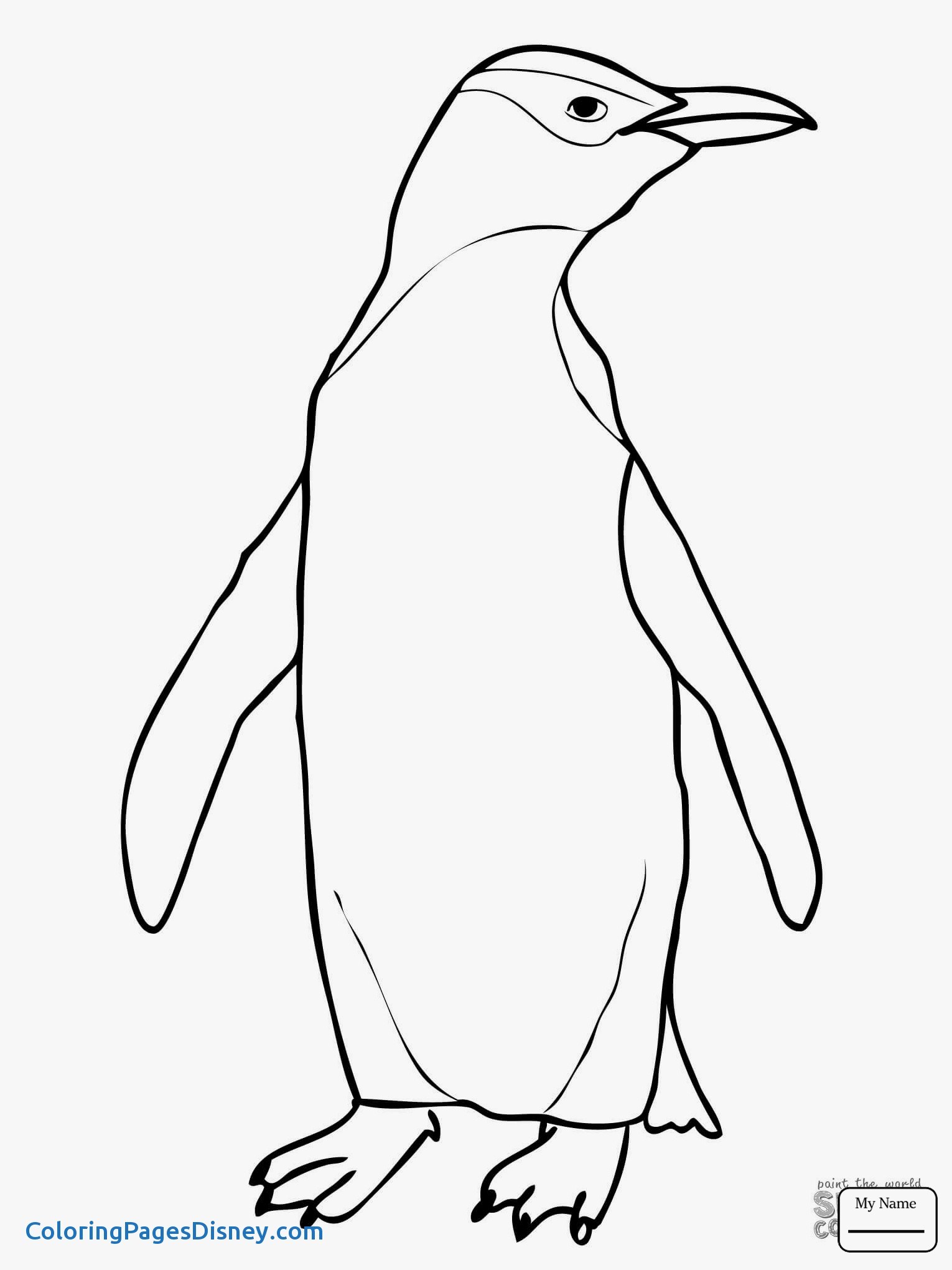 1530x2040 Penguins Coloring Pages Fresh New Emperor Penguin Page To Color