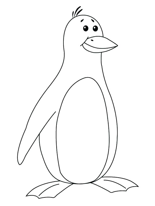 618x824 Penguin Color Pages Cliptext.co