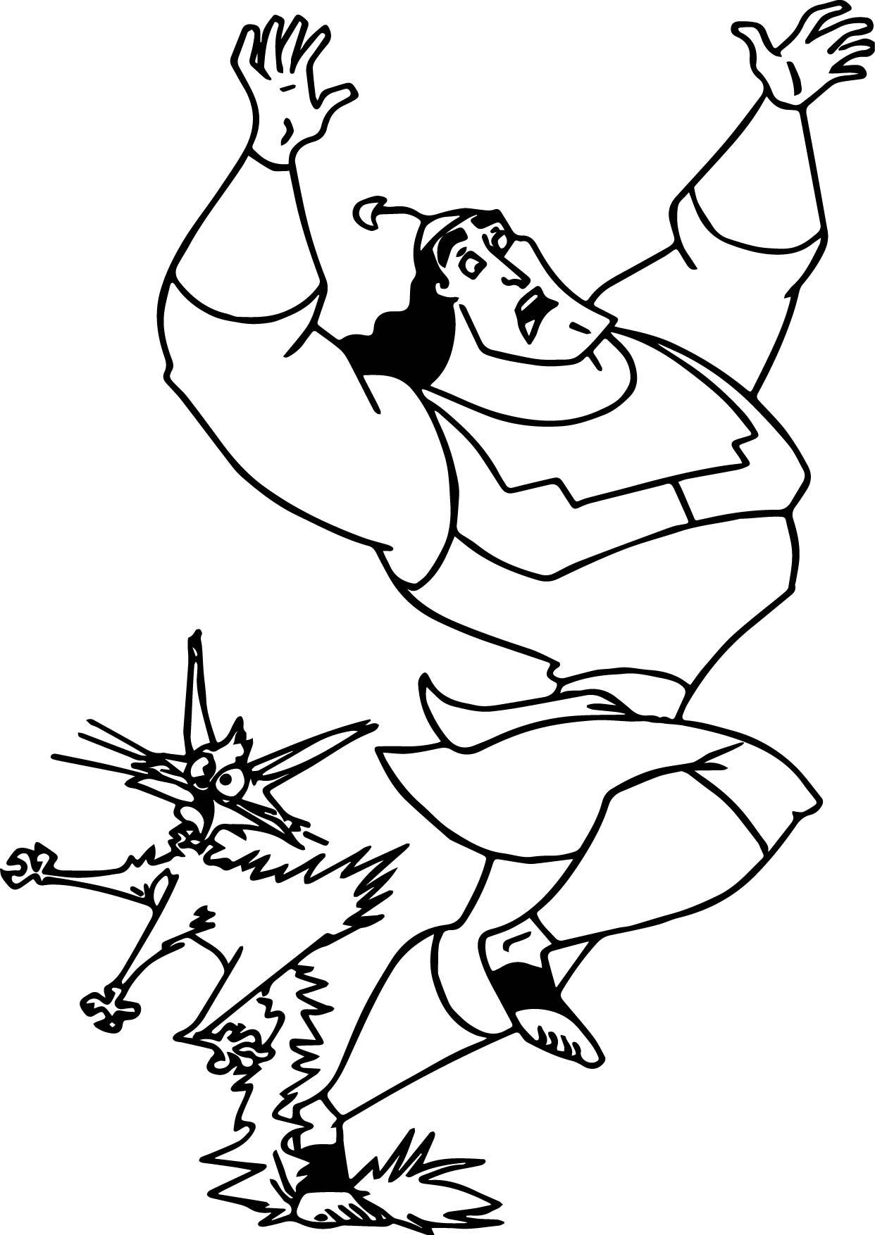 1242x1754 Marvelous The Emperor New Groove Pressing Cat Tail Disney Coloring