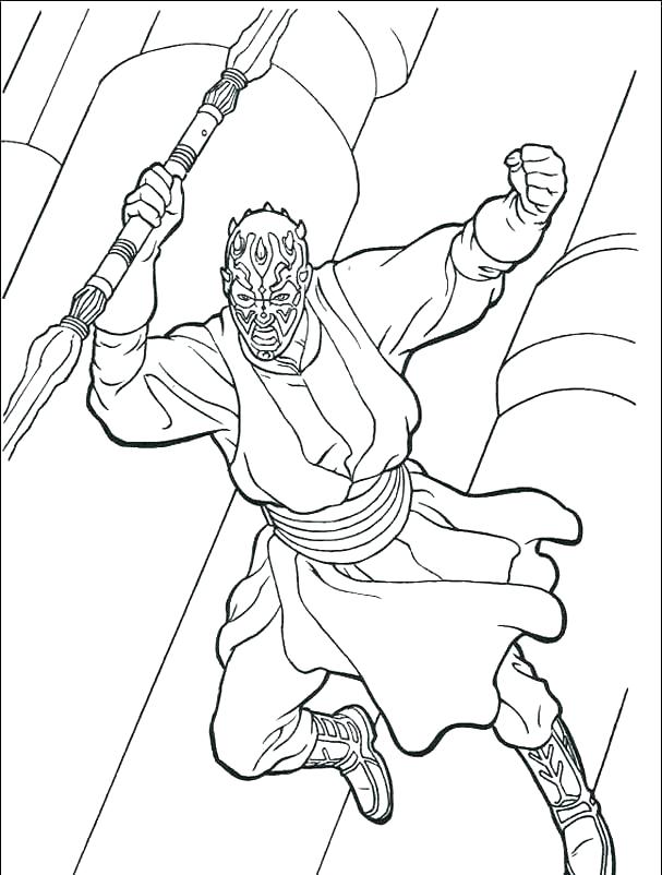 607x802 Jedi Coloring Pages High Council Coloring Page Return Of The Jedi