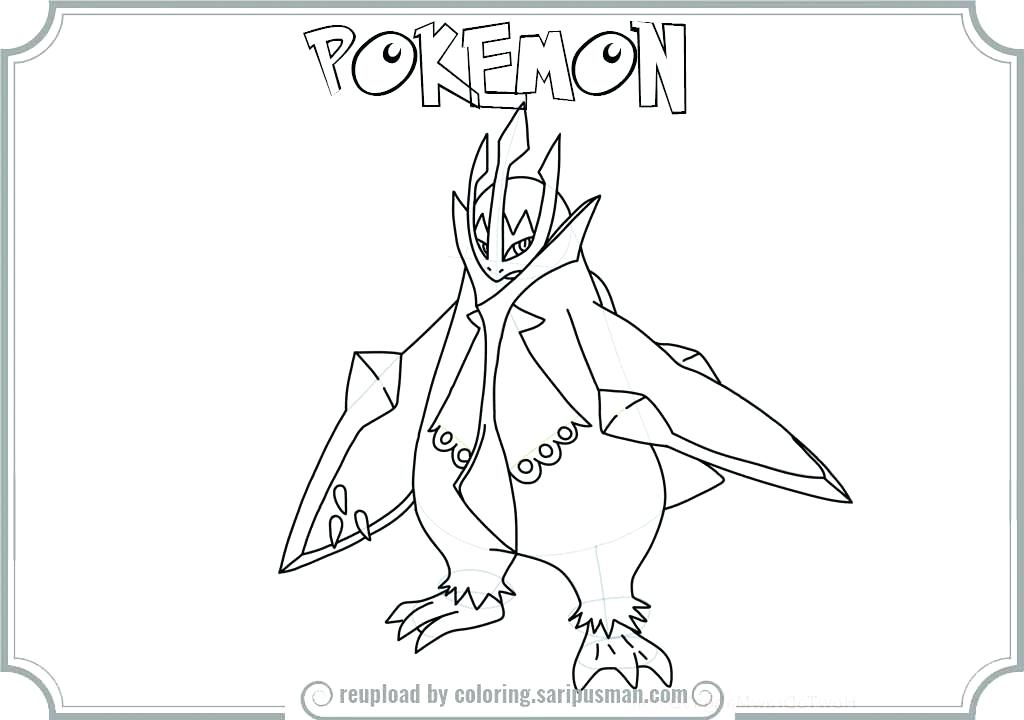 1024x720 Pokemon Coloring Pages Empoleon Coloring Page Pokemon Empoleon