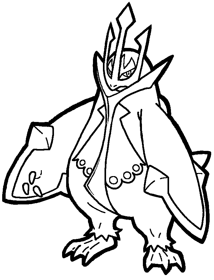 686x900 Stunning Ideas Pokemon Coloring Pages Empoleon