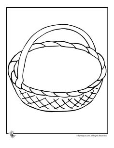 236x305 Empty Easter Basket Coloring Page Happy Easter 2018