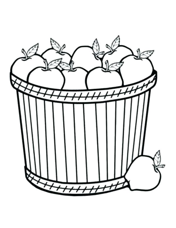 600x776 Basket Coloring Page Bunny In Basket Coloring Page Easy Easter