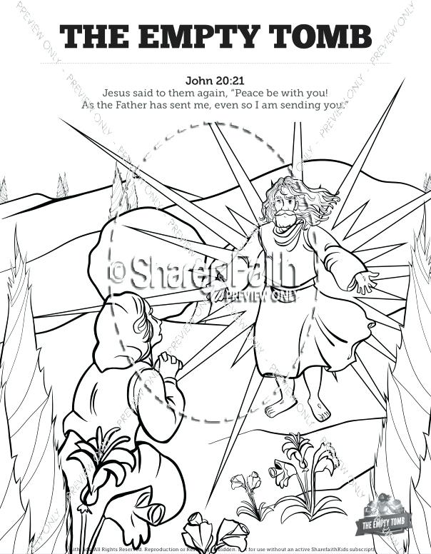 604x776 Empty Tomb Coloring Page Closed Tomb Empty Tomb Printable Coloring